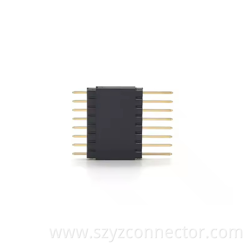 2.54mm Pitch Pin Header Single Row Straight SQ0.64mm H15.5mm 18P (4)